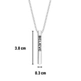925 SILVER PERSONALISED SILVER BAR PENDANT