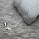 925 SILVER PERSONALISED NAME PENDANT 1