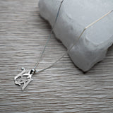 925 SILVER PERSONALISED ALPHABET PENDANT