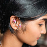 925 SILVER LOTUS EARRINGS (Single piece)