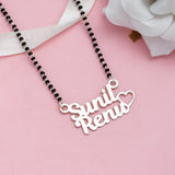 925 Silver Couple Name Mangalsutra