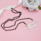 925 Silver Couple Name Mangalsutra