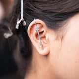 925 SILVER TRISHUL EAR CUFFS (SINGLE PEICE)