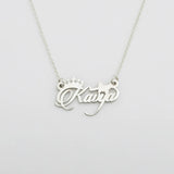 925 SILVER PERSONALISED NAME PENDANT 3