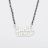 925 Silver Couple Name Mangalsutra