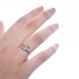 PURE SILVER HUG RING